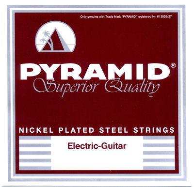 Pyramid Nickel Plated Electric Guitar Super Light (9-42), Full Set